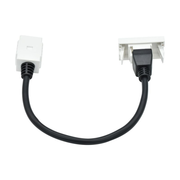 Розетка 1мод. HDMI M/M РКМ-10-00-П бел. PRIMER IEK PR-KK40D-RH-0-1-K01