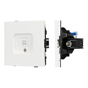 Розетка компьютерная SCT-TENDO-MPC1-SFPL-WH RJ45 кат.6 механизм Arlight 054594