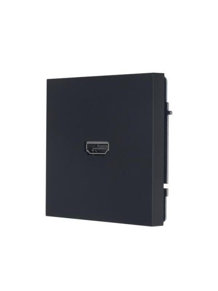 Розетка HDMI 1-м СП ZIMA IP20 механизм черн. бархат LEZARD 704-4288-203