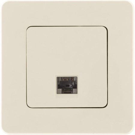 Розетка компьютерная Inspiria RJ45 кат.5E UTP сл. кость IEK 673826
