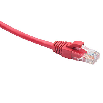 Патч-корд U/UTP кат.5E LSZH нг(А)-HF 10.0м красн. Datarex DR-181320