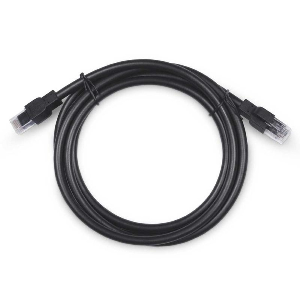 Патч-корд U/UTP кат.6A PC-ARM-UTP-RJ45-Cat.6a-10m-PE 2xRJ45/8p8c неэкранир. армированный гофрированной стальной лентой РЕ внешн. 10м черн. Cabeus 10135c