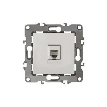 Розетка телефонная Эра12 12-3105-01 RJ11 IP20 бел. Эра Б0014711