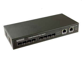 Коммутатор SW-7028 Gigabit Ethernet на 8 SFP + 2 RJ45 портов OSNOVO 13264