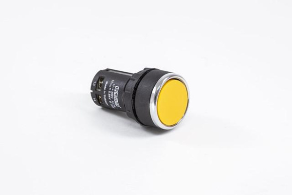 Кнопка нажимная моноблочная 22мм IP 40 1НО EMAS MB100DS