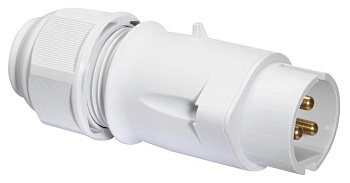 Вилка панельная 16А 3п 2P+PE 12ч IP44 55 Quick-Connect Bals 4429