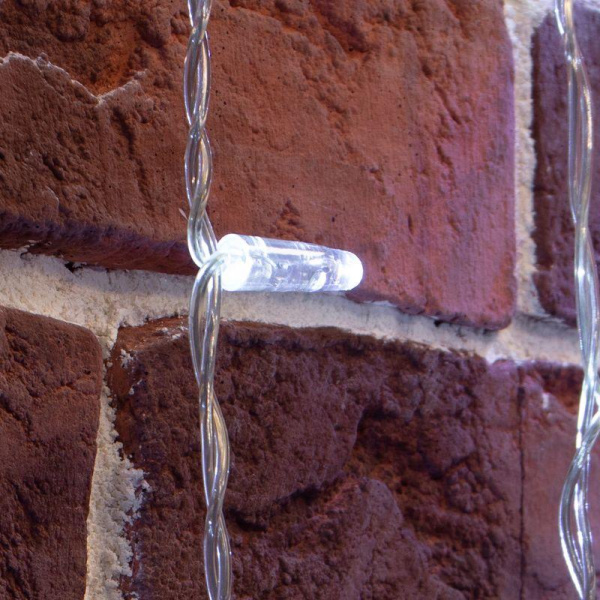 Гирлянда светодиодная "Светодиодный Дождь" 2х6м 768LED бел. 230В IP65 эффект мерцания провод прозр. ПВХ (нужен блок 303-500-1) Neon-Night 235-385