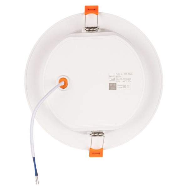 Светильник светодиодный PLED DL7 WH 18Вт 6500К IP54 1530лм встраив. бел. JazzWay 5069107