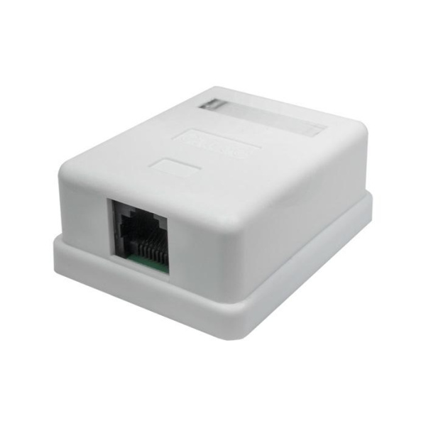 Розетка компьютерная 8P8C RJ-45 UTP кат.5E 1 порт (DIY) SUPRLAN 10-0307-1