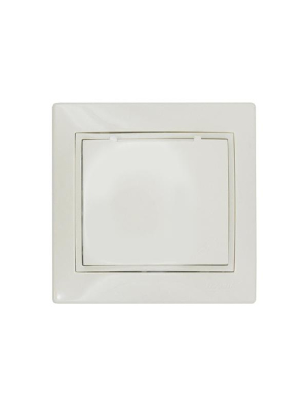 Розетка 1-м СП MIRA 16А IP44 с заземл. с крышкой ПБТ крем. LEZARD 701-0303-123BIPCH