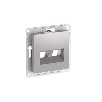 Накладка двойная AtlasDesign для информационных функций типа Keystone алюм. SE ATN000390
