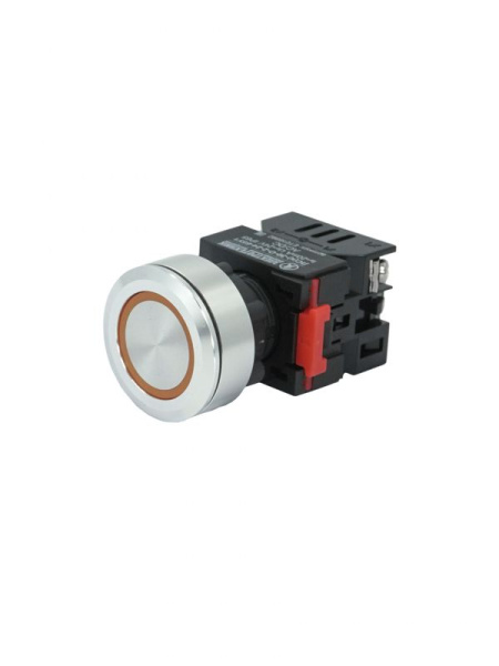 Лампа индикаторная ЛС(к)-30-О-2-220-65У1 светодиодная матрица d30мм 220В AC/DC IP65 оранж. Электротехник ET016991