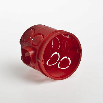 Коробка установочная СП 60х62мм IP30 блочная углублен. красн. Ruvinil 10190