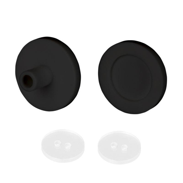 Заглушка ARL-MOONLIGHT-ROUND-25-CAP-SIDE-SET-BLACK силикон (комплект) Arlight 047068