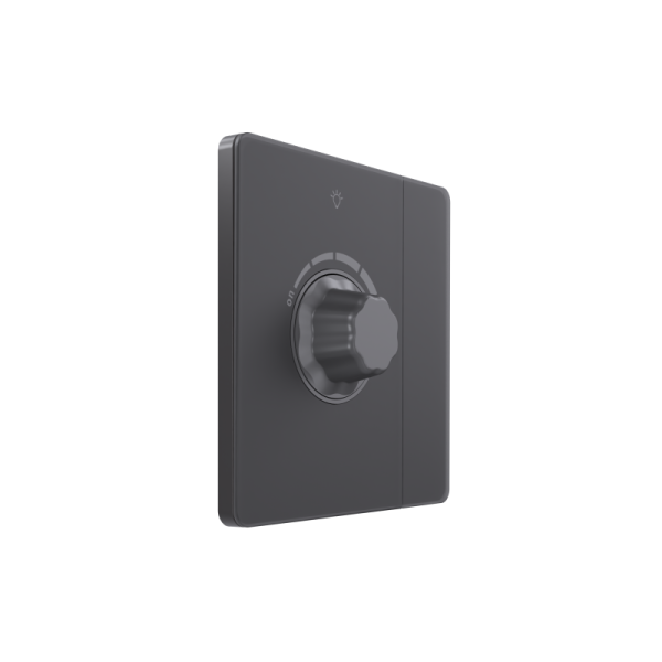 Светорегулятор 1-кл. СП TRIAC Systeme Infinity 10А 300Вт 250В с выключателем вулканический пепел SE FSE000721
