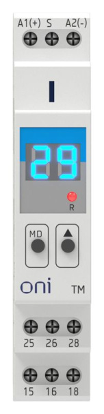 Реле времени TM 12-240В AC/DC 2 контакта многофункц. дисплей ONI CTR-470-TM-2-99D-U240-CD0