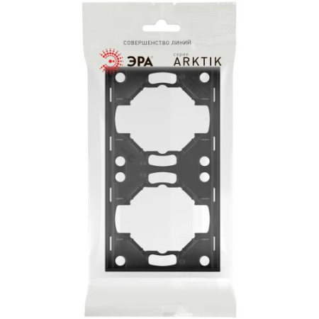 Рамка 2-м Arktik антрацит 16-5002-05 Эра Б0070558
