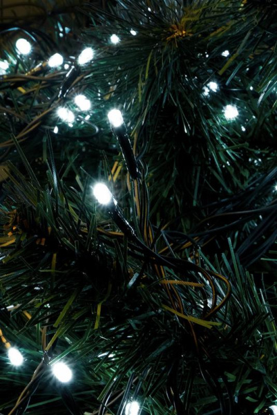 Гирлянда "Нить" LD100C-GW 100LED бел. 10м 8 режимов IP44 SHLights 4690601052902