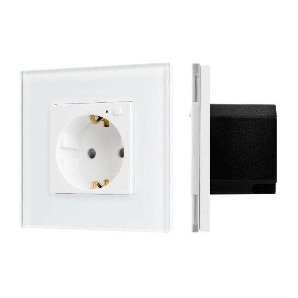 Розетка 1-м СП SCT-OMALI-EUZB1-PL-WH 16А IP20 240В с Zigbee управлением Arlight 050215