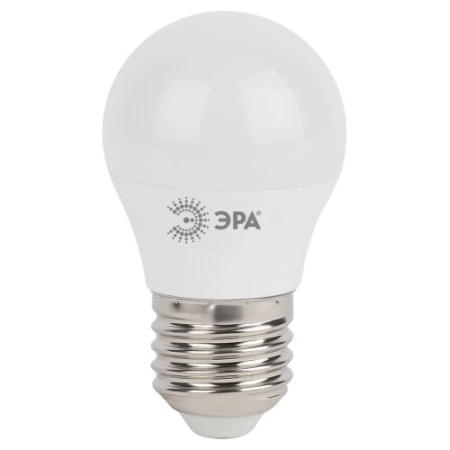 Лампа светодиодная P45-7w-840-E27 шар 560лм ЭРА Б0017224/Б0020554