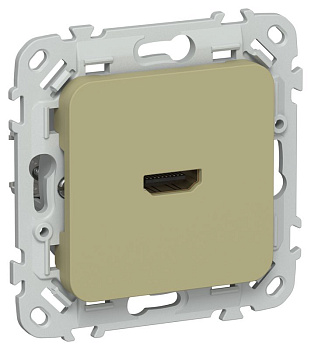 Розетка HDMI СП FLITE РШДМА-ФлО механизм олив. IEK FI-H10-K26