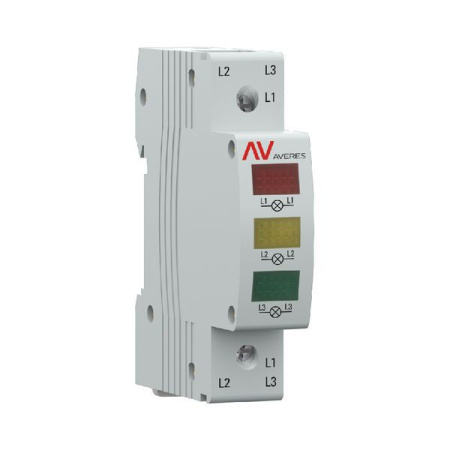 Индикатор напряжения трехфазный AV-L EKF av-l-3ph-averes