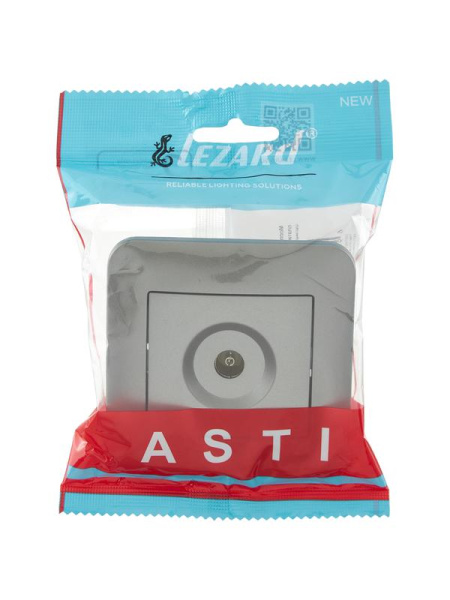 Розетка телевизионная оконечная TV СП ASTI IP20 в сборе платина. LEZARD 7081-3535-130