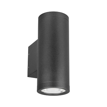 Светильник LGD-RAY-WALL-TWIN-R65-2x9W Warm3000 GR 23 deg 230В 2х9Вт 3000К IP65 метал. Arlight 038154(1)