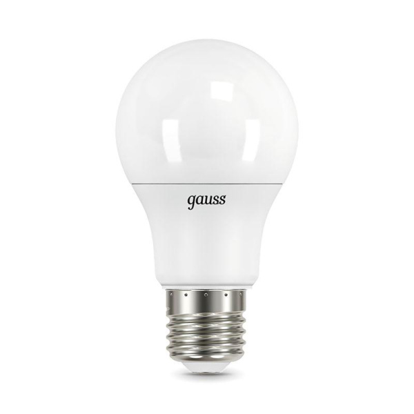Лампа светодиодная Black 7Вт A60 грушевидная 6500К холод. бел. E27 710лм GAUSS 102502307