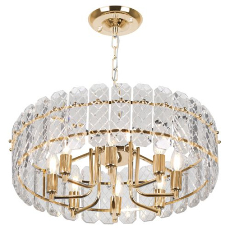 Люстра Sylvia 1049-308 8хЕ14 40Вт хрусталь Rivoli Б0061220