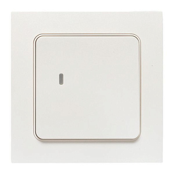 Выключатель 1-кл. Стокгольм Умный беспроводной бел. Zigbee Сonnect EKF RCV-ST1-WS-ZB
