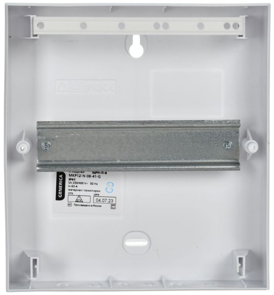 Корпус пластиковый ЩРН-П-8 бел. дверь IP41 GENERICA MKP13-N-08-41-K01-G