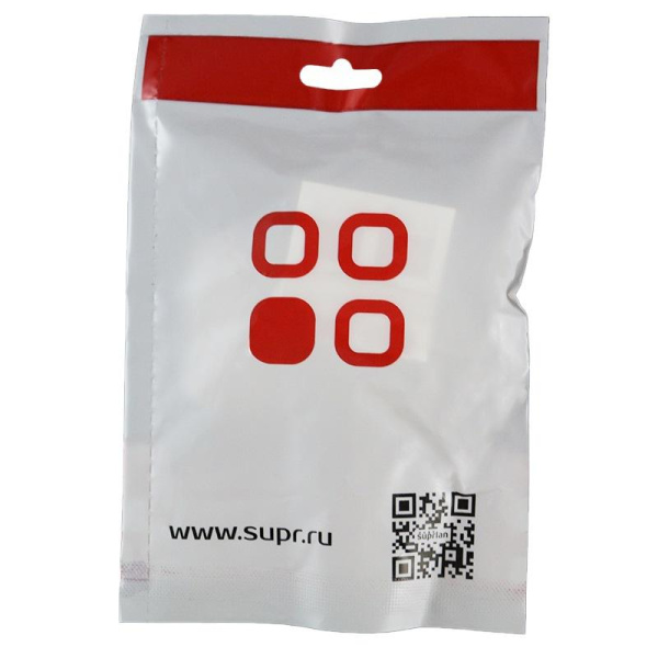 Панель лицевая 2 порта 45х45 Keystone шторки (DIY) SUPRLAN 10-0303-1