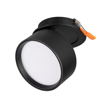 Светильник светодиодный LGD-POT-BUILT-R85-12W Warm3000 (BK 100 deg 230В) IP44 металл Arlight 045776