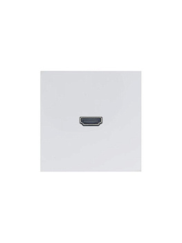 Розетка HDMI 1-м СП ZIMA IP20 механизм бел. LEZARD 704-0288-203