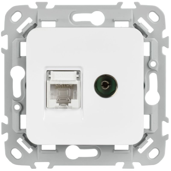 Выключатель 1-кл. СП FLITE ВС11-1-0-ФлХЛ 10А механизм холод. лед IEK FI-V10-0-10-1-K94