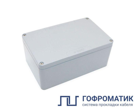 Коробка ответвительная 190х120х80 IP66/67 алюм. ГОФРОМАТИК zeta30396