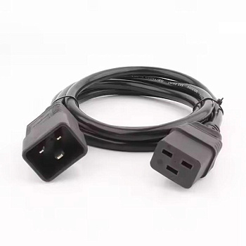 Шнур сетевой IEC 320 C19 - IEC 320 C20 3х1.5кв.мм 16А 5м Rexant 04-2743