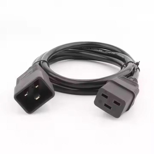Шнур сетевой IEC 320 C19 - IEC 320 C20 3х1.5кв.мм 16А 5м Rexant 04-2743