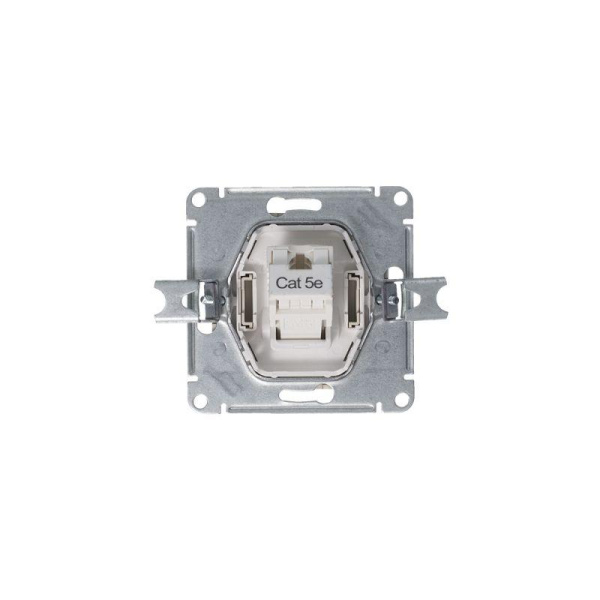 Розетка компьютерная 1-м AtlasDesign RJ45 кат.5E механизм алюм. SE ATN000383