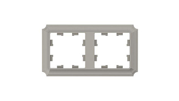 Рамка 2-м AtlasDesign Antique универс. шампань SE ATN100502