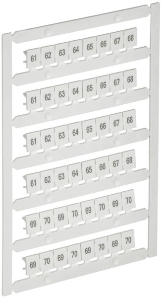 Маркер для CTS 6кв.мм/CP 10кв.мм "61-70" ARMAFIX IEK AF-CT10D-M-006-07