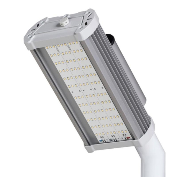 Светильник светодиодный КСС Д ULV-R24J 120W/5000К IP65 SILVER 120Вт 5000К уличный консольный бел. свет Uniel UL-00012293