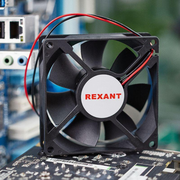 Вентилятор RQD 8025MS 12VDC Rexant 72-5080