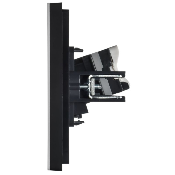 Розетка компьютерная 2-м СП FORTE&PIANO FP733M RJ45 кат.5E IP20 никель IEK FP-K20-1-M-K50