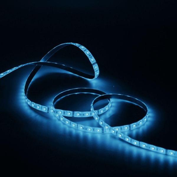 Лента светодиодная Black 5050/60-SMD 14.4Вт/м 6500К холод. бел. IP20 660лм/м 12В (блист.5м) GAUSS 312000314