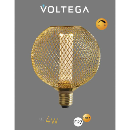 Лампа светодиодная Loft Led DP82293 4Вт 1800К E27 DIM Voltega 8566