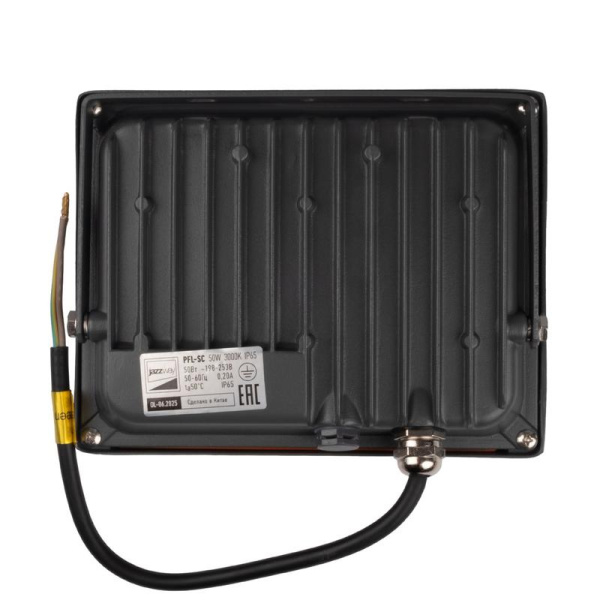 Прожектор светодиодный PFL-SC 50Вт 3000К IP65 190-260В ДО закален. матов. стекло JazzWay 5010079
