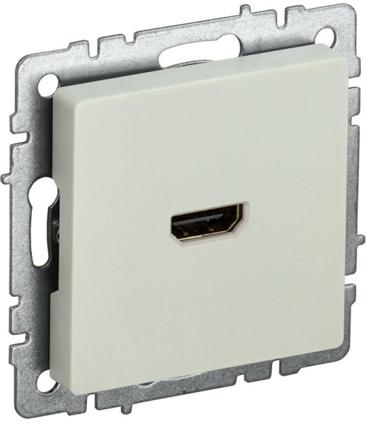 Розетка СП BRITE HDMI РHDMI-0-БрКр механизм беж. IEK BR-H10-K10