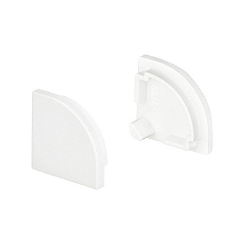 Заглушка SL-KANT-H16 ROUND WHITE глухая пластик Arlight 037547